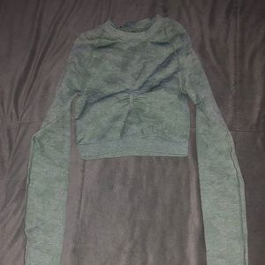 Gymshark Green Camo Crop Top